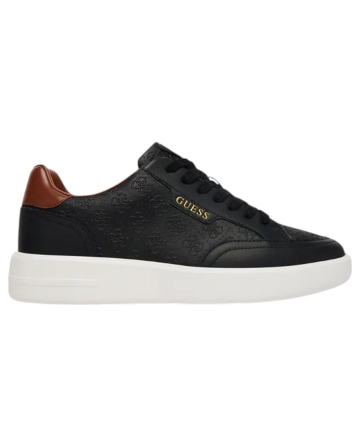 Sneakers Guess Uomo Yujen 4G Logo Leather Black