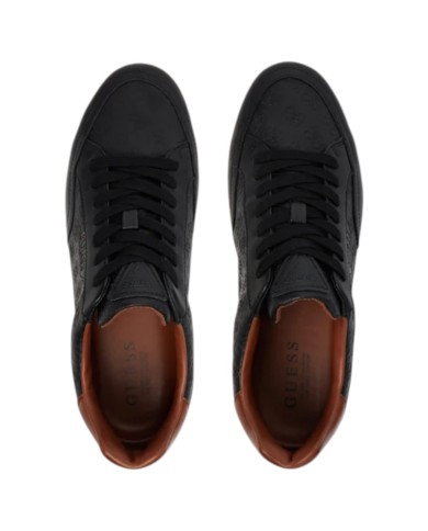 Sneakers Guess Uomo Yujen 4G Logo Leather Black