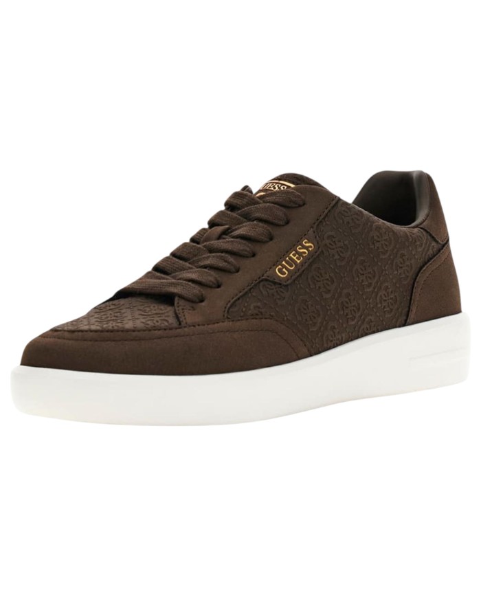Sneakers Guess Uomo Yujen 4G Logo Suede Grey