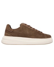 Sneakers Guess Uomo Elba Guess Logo Suede Brown