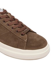 Sneakers Guess Uomo Elba Guess Logo Suede Brown