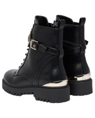 Anfibio Guess Donna Olanna G Logo Leather Black