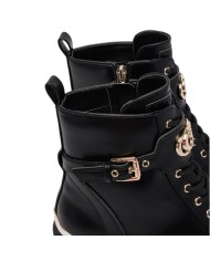 Anfibio Guess Donna Olanna G Logo Leather Black