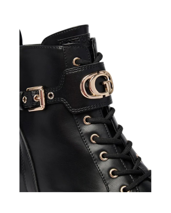 Anfibio Guess Donna Olanna G Logo Leather Black