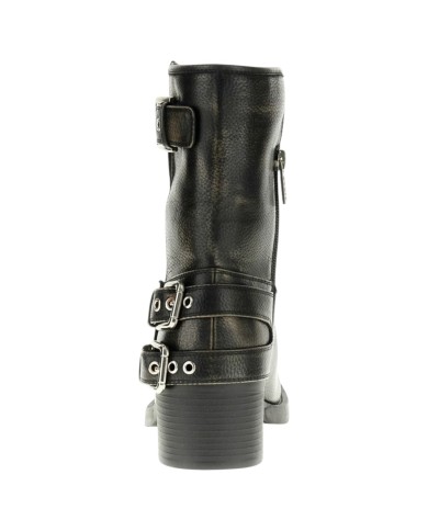Stivaletto Guess Donna Matley 2 Con Tacco Leather Black Taupe