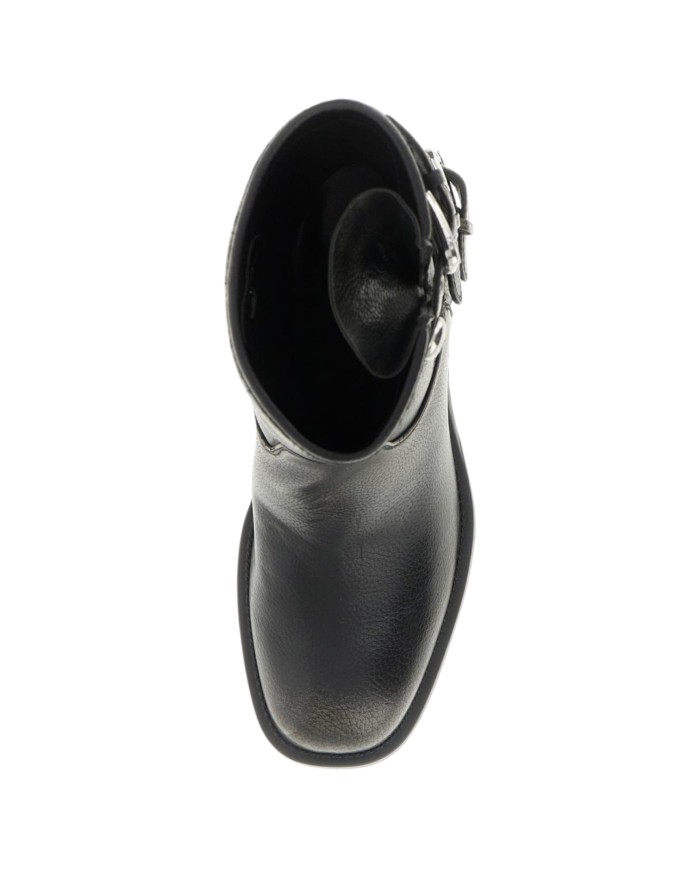 Stivaletto Guess Donna Matley 2 Con Tacco Leather Black Taupe