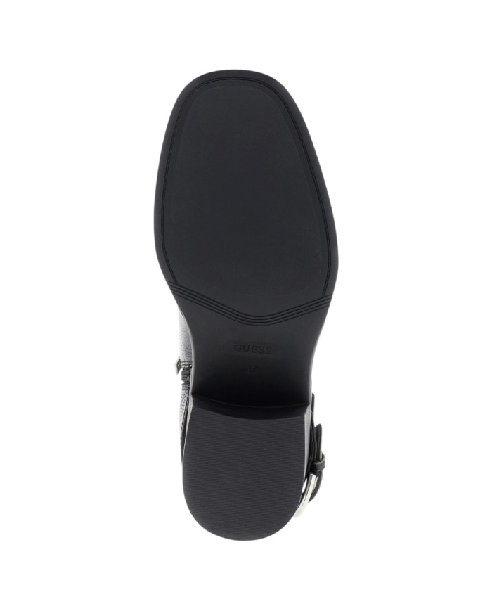 Stivaletto Guess Donna Matley 2 Con Tacco Leather Black Taupe
