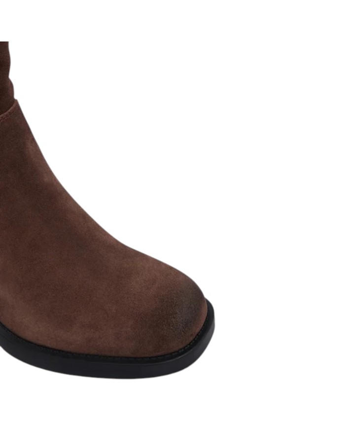 Stivaletto Guess Donna Matley Con Tacco Suede Brown