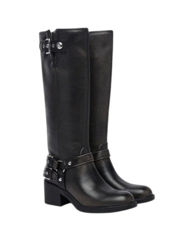 Stivale Guess Donna Matley Con Tacco Leather Black