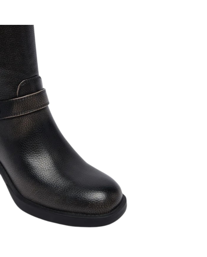 Stivale Guess Donna Matley Con Tacco Leather Black