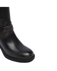 Stivale Guess Donna Matley Con Tacco Leather Black
