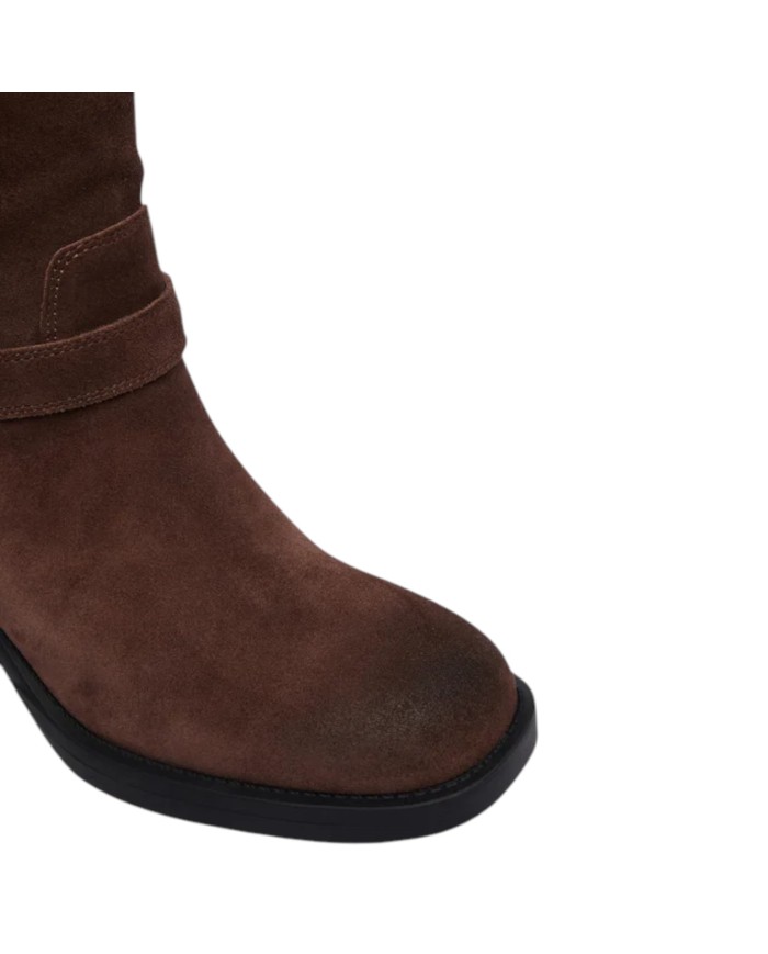 Stivale Guess Donna Matley Con Tacco Suede Brown