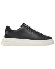 Sneakers Uomo Guess Elba Patch Logo Leather Black