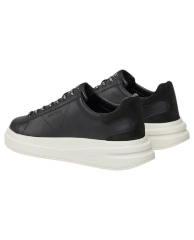 Sneakers Uomo Guess Elba Patch Logo Leather Black