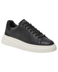 Sneakers Uomo Guess Elba Patch Logo Leather Black
