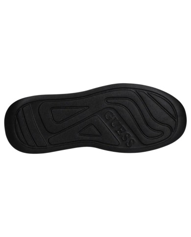 Sneakers Uomo Guess Elba Patch Logo Leather White Black