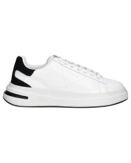Sneakers Uomo Guess Elba Patch Logo Leather White Black