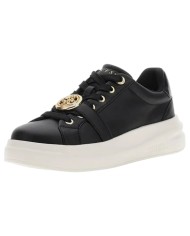 Sneakers Donna Guess Erizo 4 G Logo Leather Black