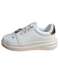 Sneakers Donna Guess Erizo 4 G Logo Leather White Platinum