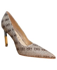 Decolleté Donna Guess Calien 2 4 G Logo Cotton Beige