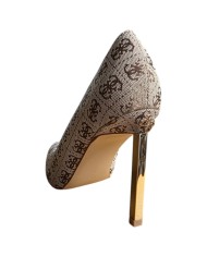 Decolleté Donna Guess Calien 2 4 G Logo Cotton Beige