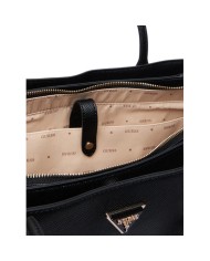 Shopper Donna Guess Noelle Saffiano Leather Black