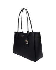 Shopper Donna Guess Noelle Saffiano Leather Black