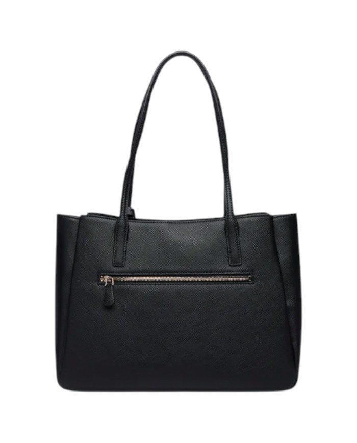 Shopper Donna Guess Noelle Saffiano Leather Black