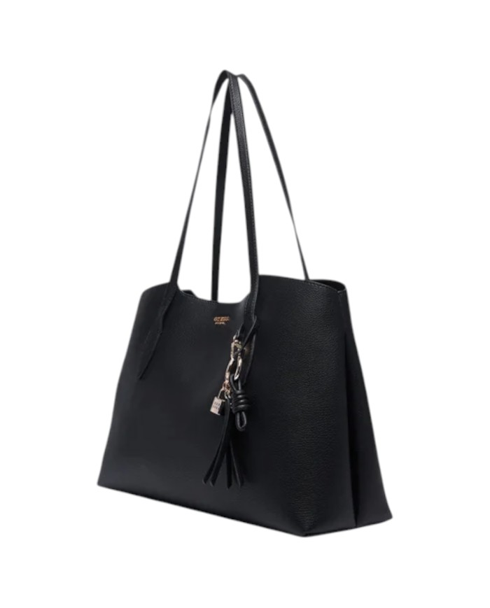 Shopper Donna Guess Melody Con Pochette Leather Black