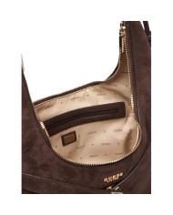 Shopper Donna Guess Ella Hobo Suede Espresso Brown