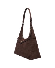 Shopper Donna Guess Ella Hobo Suede Espresso Brown