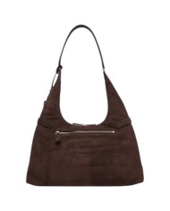 Shopper Donna Guess Ella Hobo Suede Espresso Brown