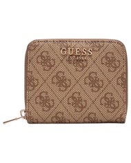 Portafoglio Donna Guess Laurel II Slg 4 G Logo Leather Latte beige