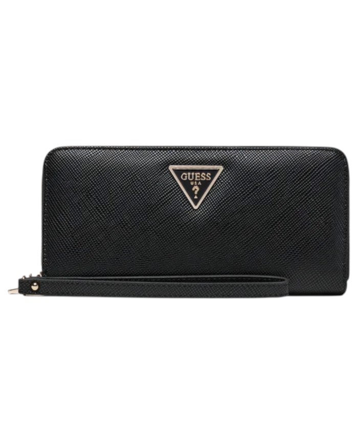 Portafoglio Donna Guess Laurel II Slg Saffiano Leather Black