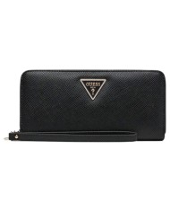 Portafoglio Donna Guess Laurel II Slg Saffiano Leather Black