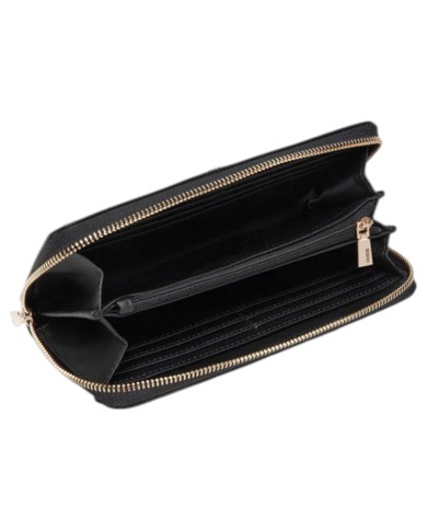 Portafoglio Donna Guess Laurel II Slg Saffiano Leather Black