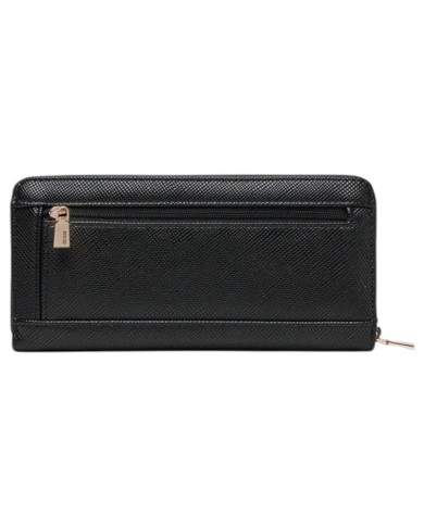Portafoglio Donna Guess Laurel II Slg Saffiano Leather Black