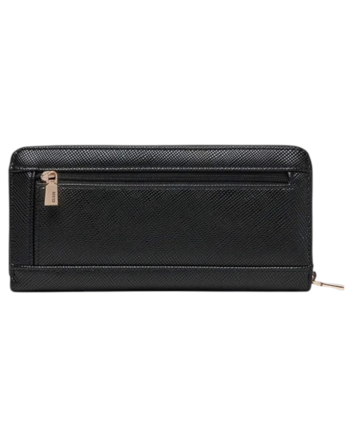 Portafoglio Donna Guess Laurel II Slg Saffiano Leather Black
