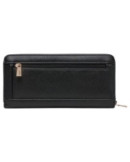 Portafoglio Donna Guess Laurel II Slg Saffiano Leather Black