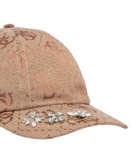 Cappello Donna Guess Audrey 4 G Logo Baseball Cap Cotton Latte Beige