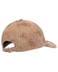 Cappello Donna Guess Audrey 4 G Logo Baseball Cap Cotton Latte Beige