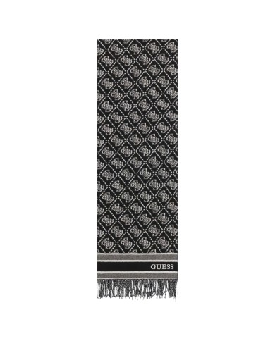 Sciarpa Donna Guess Scarf  65 x 190 Jacquard 4 G Logo Black Logo