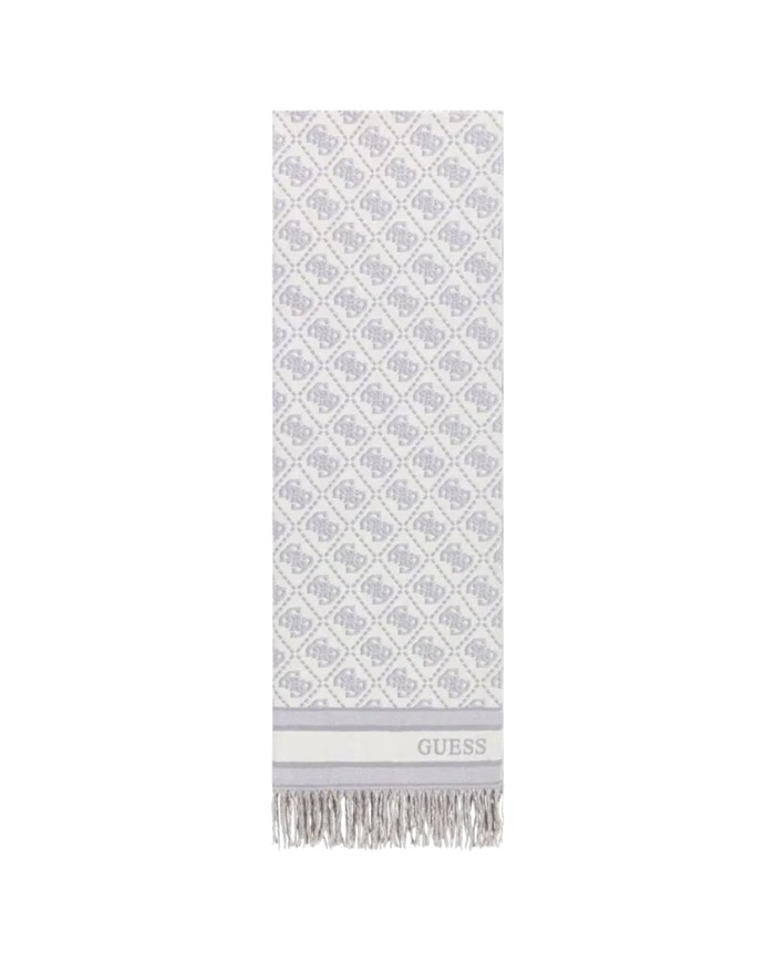 Sciarpa Donna Guess Scarf Jacquard 4 G Logo Grey Logo