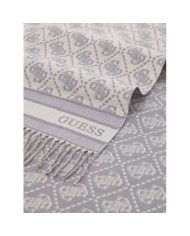 Sciarpa Donna Guess Scarf Jacquard 4 G Logo Grey Logo
