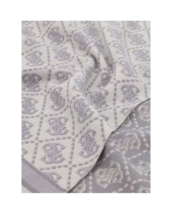 Sciarpa Donna Guess Scarf Jacquard 4 G Logo Grey Logo