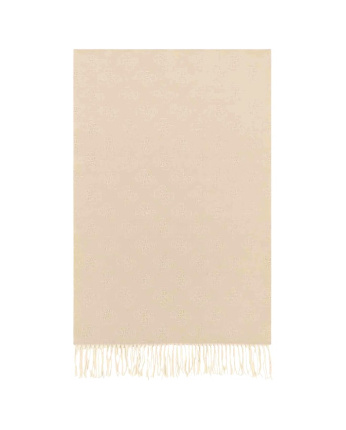 Sciarpa Donna Guess Scarf 70 X 180 4 G Logo Bone Multi