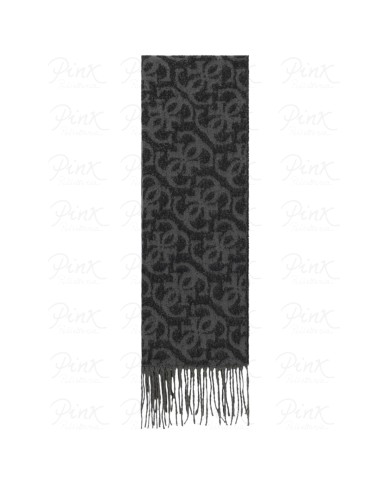 Sciarpa Donna Guess Scarf 40 X 180 4 G Maxi Logo Black