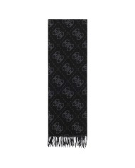 Sciarpa Donna Guess Scarf 70 x 190 4 G Maxi Logo Coal Black