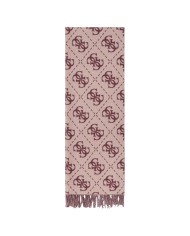 Sciarpa Donna Guess Scarf 70 x 190 4 G Maxi Logo Pink Cinnamon