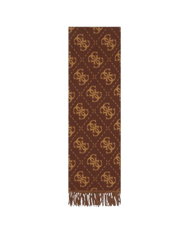 Sciarpa Donna Guess Scarf 70 x 190 4 G Maxi Logo Brown